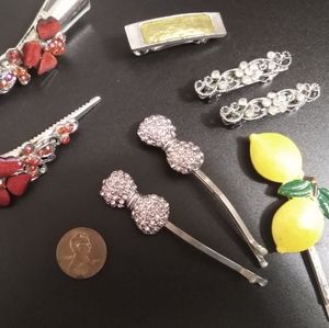 Random vintage hair pins and clips